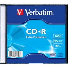 Verbatim CD-R 700MB 52x Slim Case 1шт (43347)