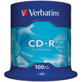 Verbatim CD-R 700MB 52x Spindle Packaging 100шт (43411)