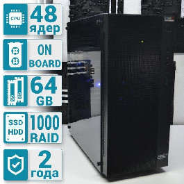 PowerUp #30 Xeon E5 2680 v3/64 GB/HDD 1 TB х2 Raid/Int Video (140030)