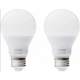 Philips LED Hue Smart A19 60W Equivalent Dimmable 2-Pack (9290011369B)