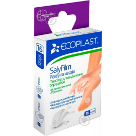 Ecoplast Пластир медичний для видалення бородавок SaliFilm 16 шт.