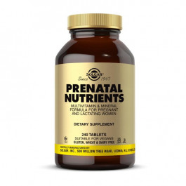 Solgar Пренаталь для вагітних і годуючих жінок  Prenatal Nutrients (240 tab)