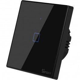 Sonoff Smart Wall Touch Switch Black w/neutral (T3EU1C-TX)