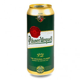 Pilsner Urquell Пиво  світле з/б, 0,5 л (4605664000746)