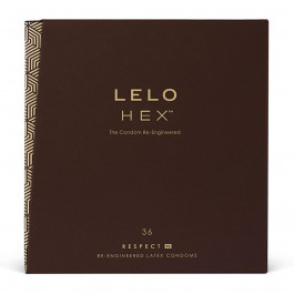 LELO HEX Condoms Respect XL 36 Pack (SO8133)