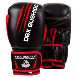 DBX Bushido Боксерські рукавиці ARB-415 10z чорний/червоний (ARB-415-10z)