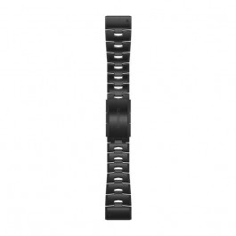 Garmin Ремінець для Fenix 6 22 QuickFit Vented Titanium Bracelet with Carbon Gray DLC Coating bands (010-12