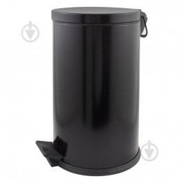 Efor Metal Відро для сміття  з педаллю 16 л чорний 64168 (8000064168076)