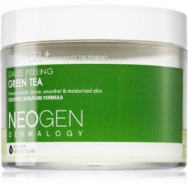 Neogen Bio-Peel+ Gauze Peeling Green Tea пілінгові серветки для обличчя для освітлення та зволоження 30 кс