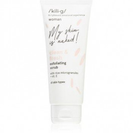 Kili-g Clean & Fresh очищуючий пілінг для шкіри обличчя з вітаміном Е 75 мл