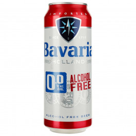 Bavaria Пиво , безалкогольне, світле, фільтроване, з/б, 0,5 л (8714800011426)