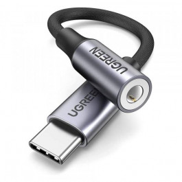 UGREEN AV161 USB Type-C Male to 3.5mm 0,1m Gray (90402018)