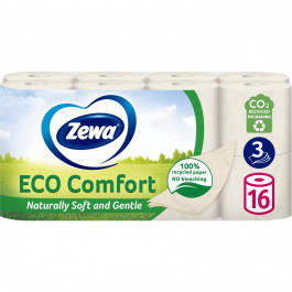 Zewa Туалетний папір  Eco Comfort 3 шари 16 рулонів (7322542226902)