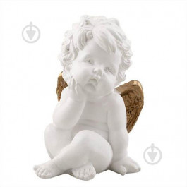 Decoline Статуетка  Поцілунок ангела хлопчик біло-золотий (гіпс) AN0011-3(G)