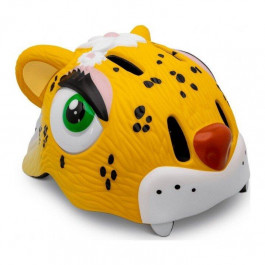 Crazy Safety Bicycle helmet / Yellow Leopard