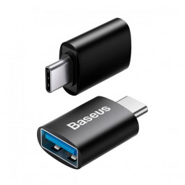 Baseus Ingenuity Mini OTG USB 3.1 to Type-C Black (ZJJQ000101)